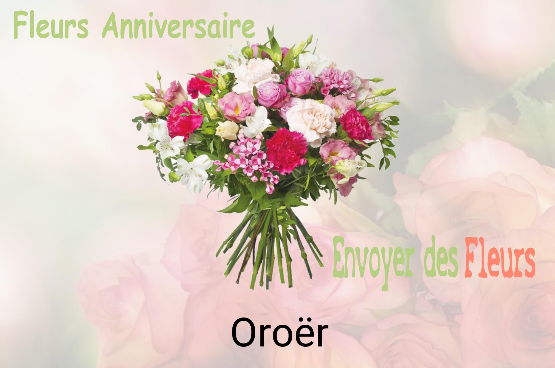 Bouquet de fleurs d’anniversaire livré à Oroër